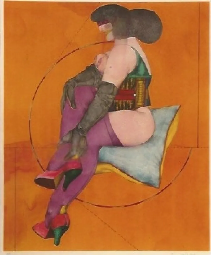 Литография Lindner - Circle and Pillow