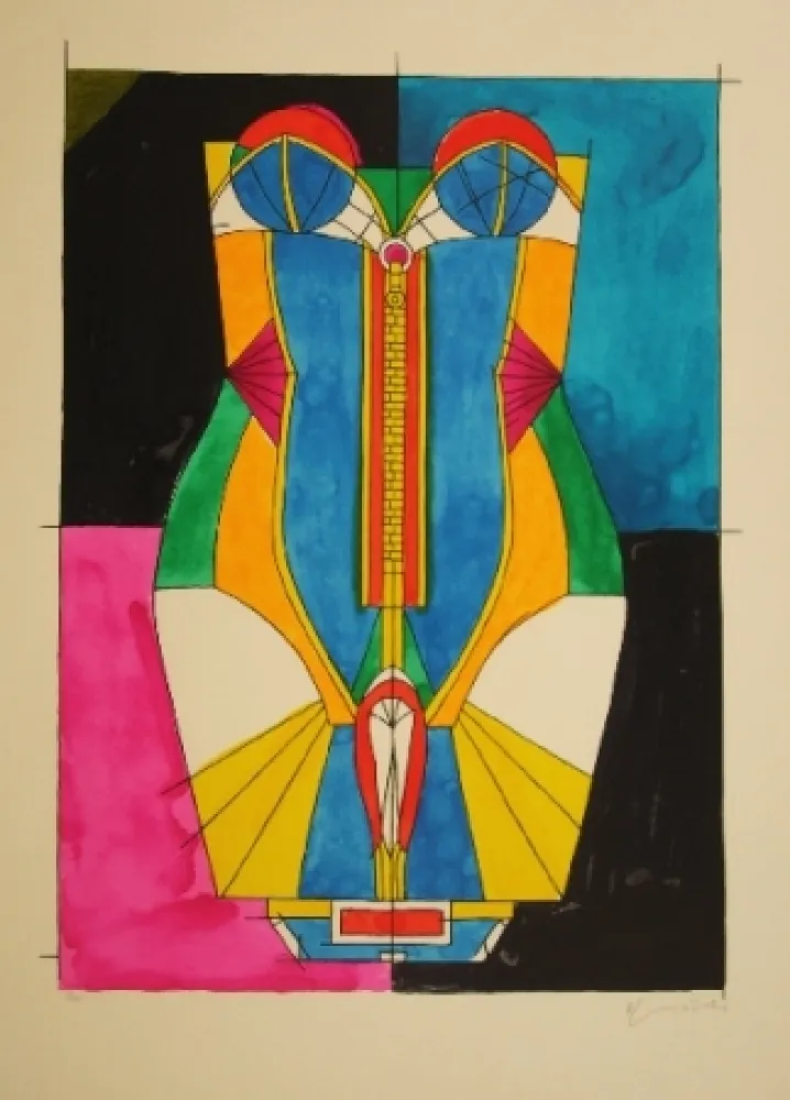 Сериграфия Lindner - Corsage