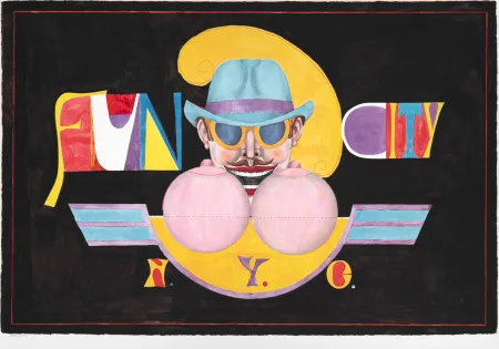 Литография Lindner - Fun City