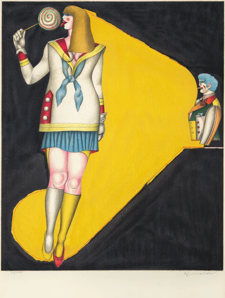 Литография Lindner - Lolly Pop