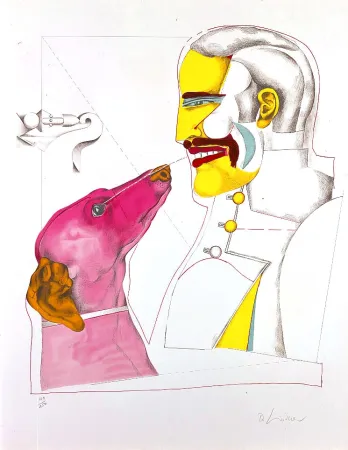 Литография Lindner - Man's best friend