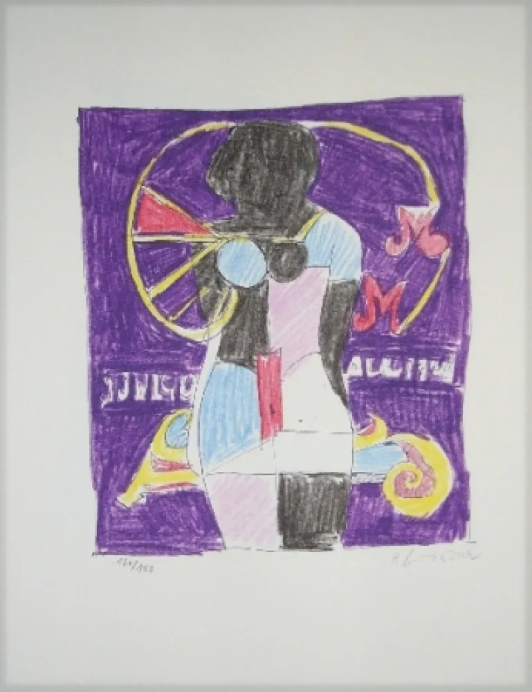 Литография Lindner - Marylin was here 1