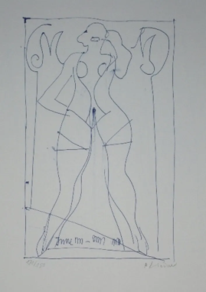 Литография Lindner - Marylin was here 10