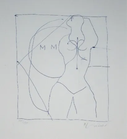 Литография Lindner - Marylin was here 16