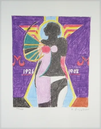 Литография Lindner - Marylin was here 2