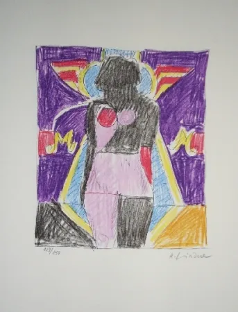 Литография Lindner - Marylin was here 4