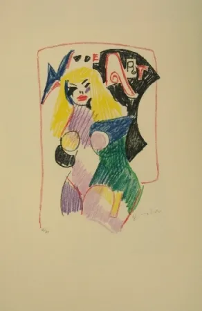 Сериграфия Lindner - Nude art I 