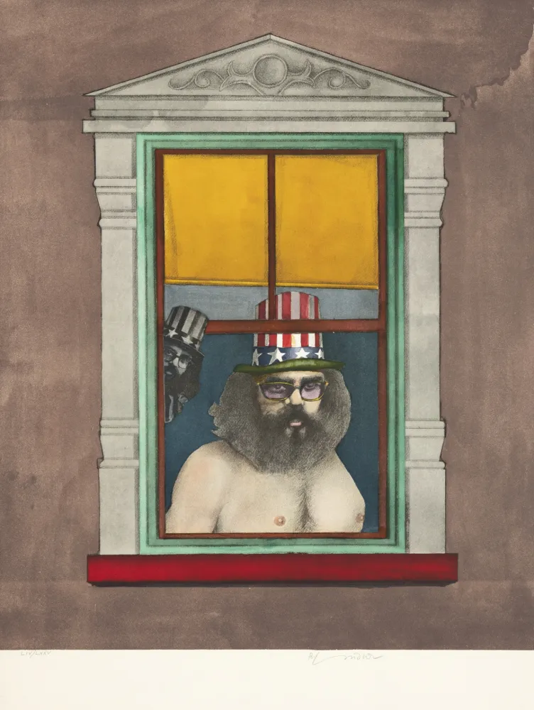 Литография Lindner - Poet