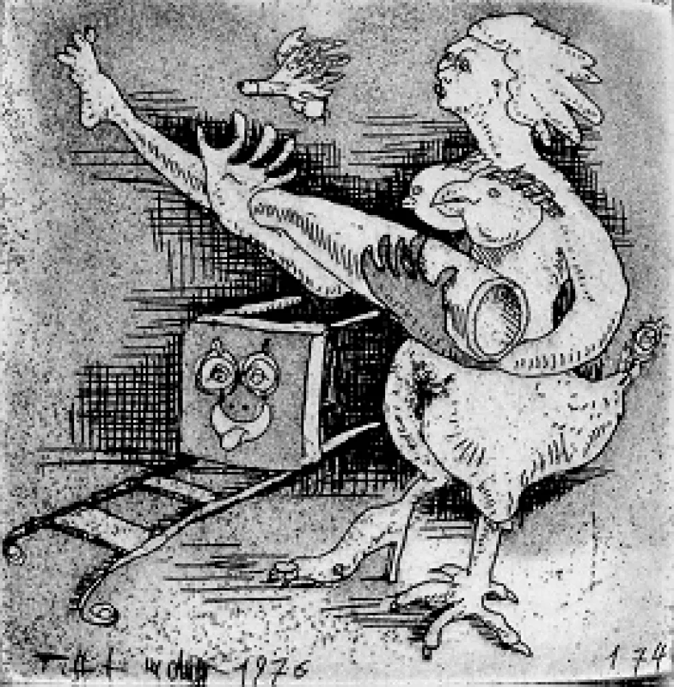 Иллюстрированная Книга Lindner - Sei acquaforti per tre poeti