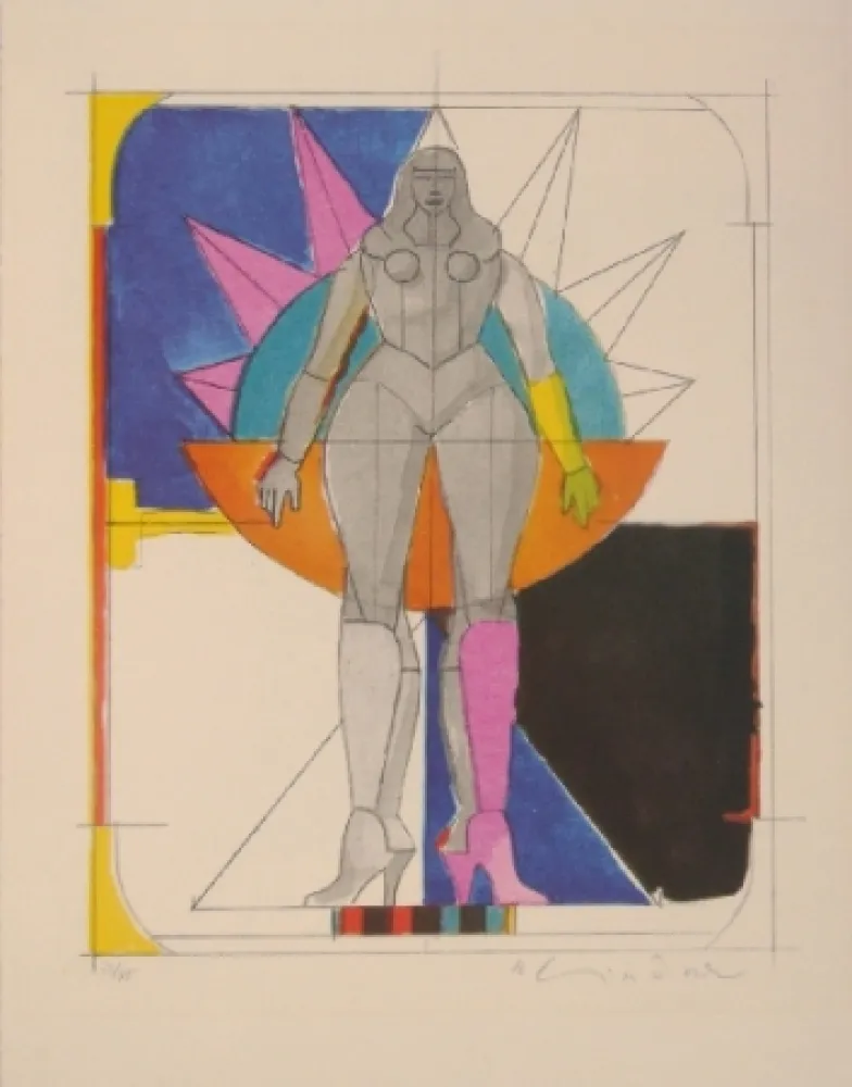 Литография Lindner -  Untitled I 