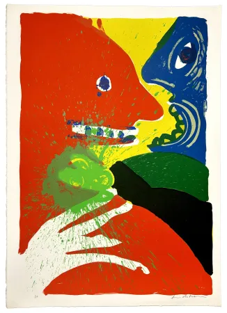 Литография Lindstrom - Fleurs de l'amitié