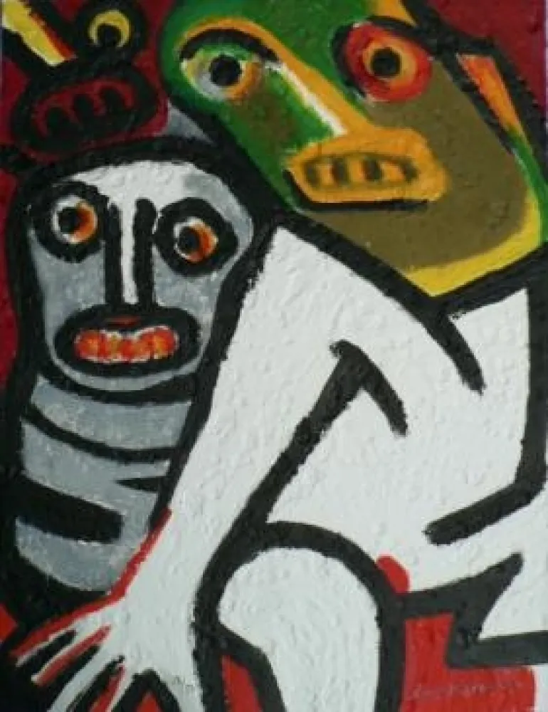 Карборунд Lindstrom - La femme et l'enfant