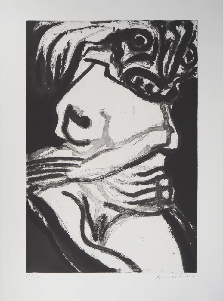 Акватинта Lindstrom - Le chaman