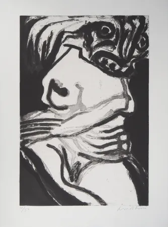 Гравюра Lindstrom - Le chaman