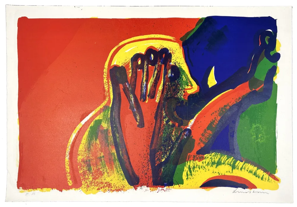 Литография Lindstrom - Le Cri