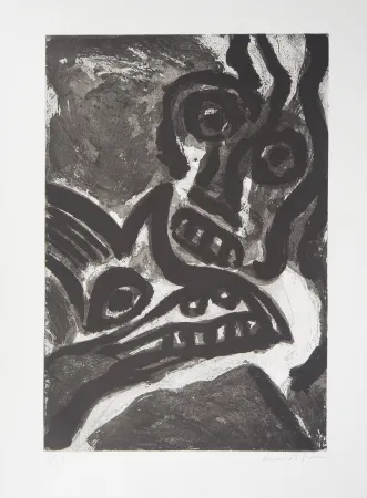 Гравюра Lindstrom - L'Homme et l'animal