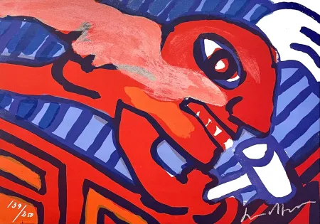 Литография Lindstrom - Sans Titre