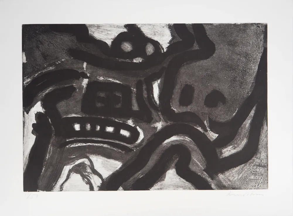 Акватинта Lindstrom - Symboles abstraits