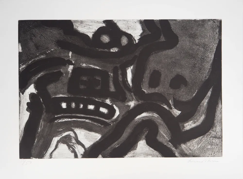 Гравюра Lindstrom - Symboles abstraits