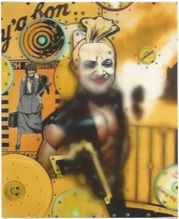 Литография Liot - Atoportrait jaune