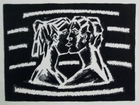 Литография Llimos - Bes a l'aigua