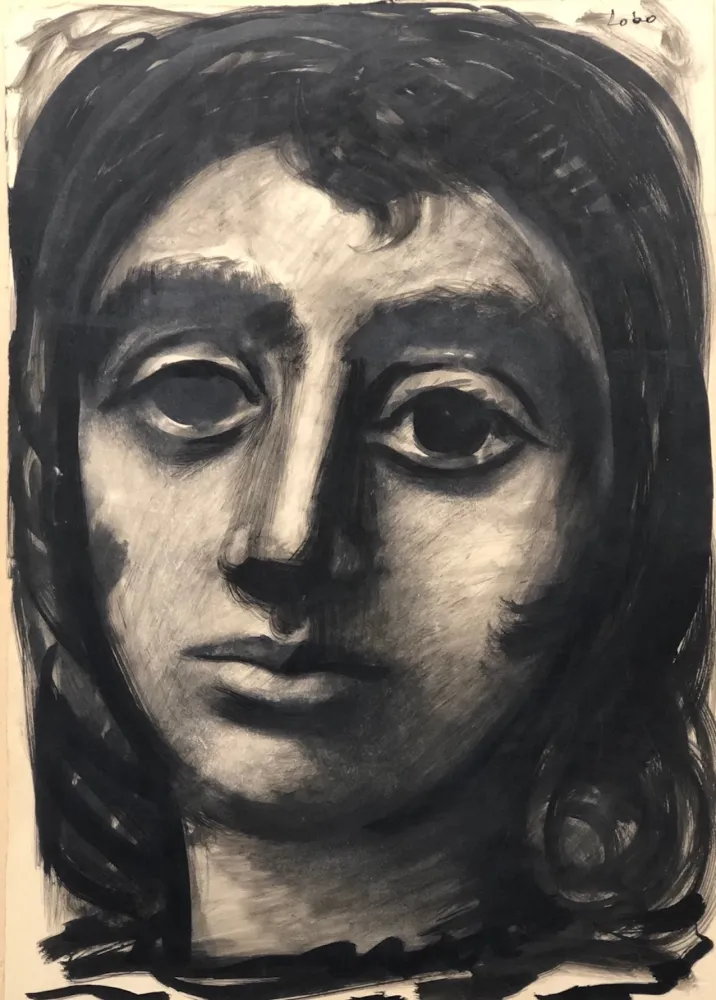 Нет Никаких Технических Lobo - Estudio cabeza de mujer