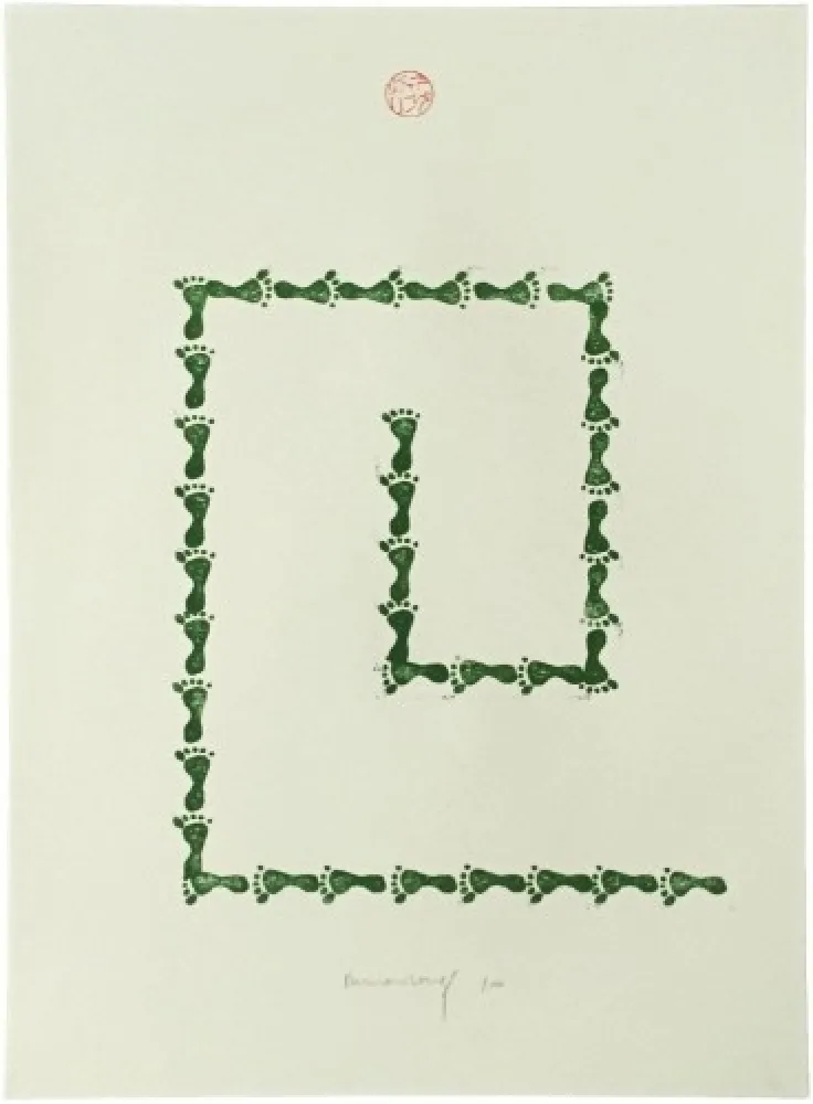 Литография Long - Untitled (from Artists Against Torture portfolio)