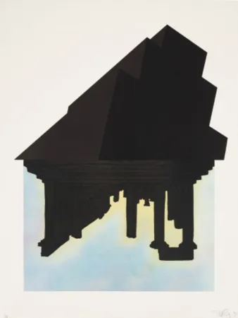 Литография Longo - Black Palms