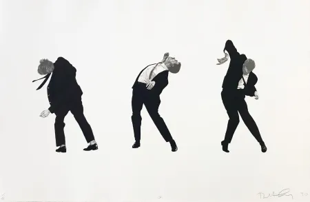 Литография Longo - Men in the Cities, Tokyo, Seibu Department Stores, Ltd. I