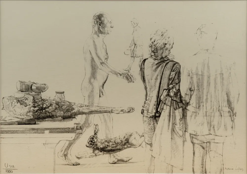 Литография López Garcia - Fábula