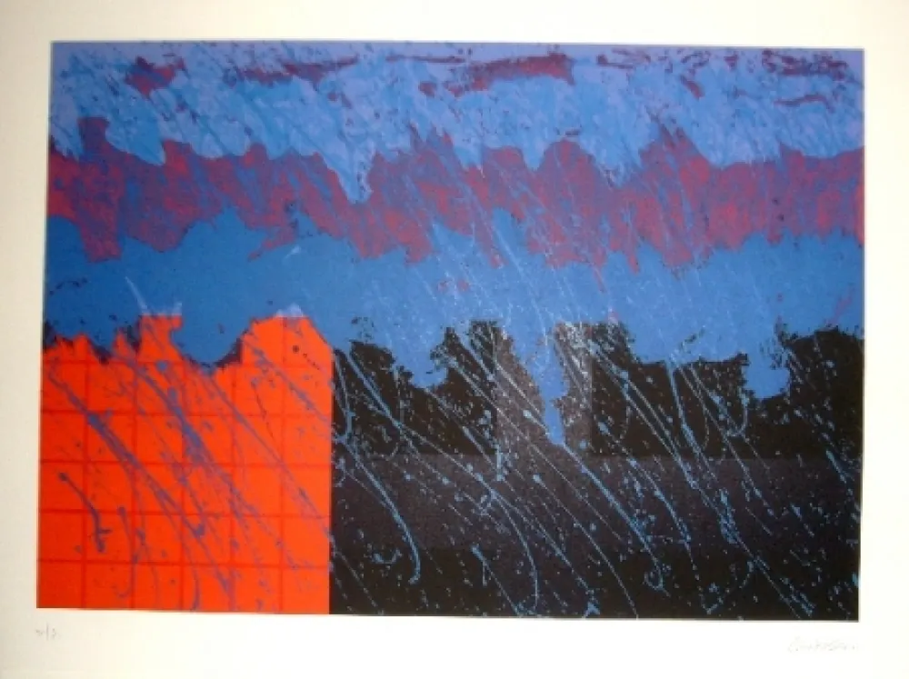 Литография Lopez Osornio - La otra geometria 2