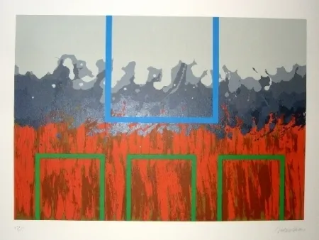 Литография Lopez Osornio - La otra geometria 4