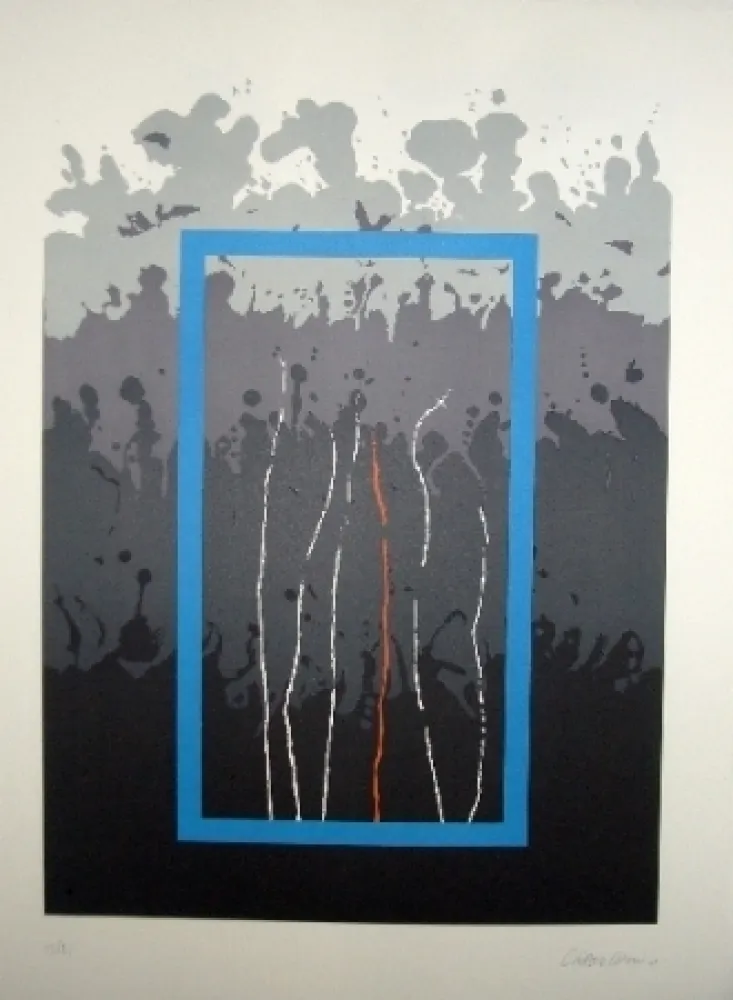 Литография Lopez Osornio - La otra geometria 6