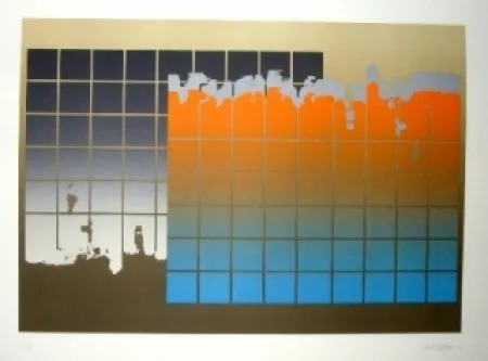 Литография Lopez Osornio - La otra geometria 7