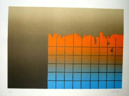 Литография Lopez Osornio - La otra geometria 9