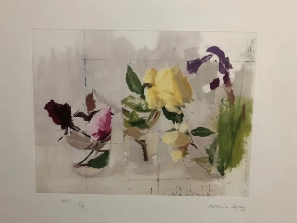 Офорт Lopez - Rosas de año Nuevo