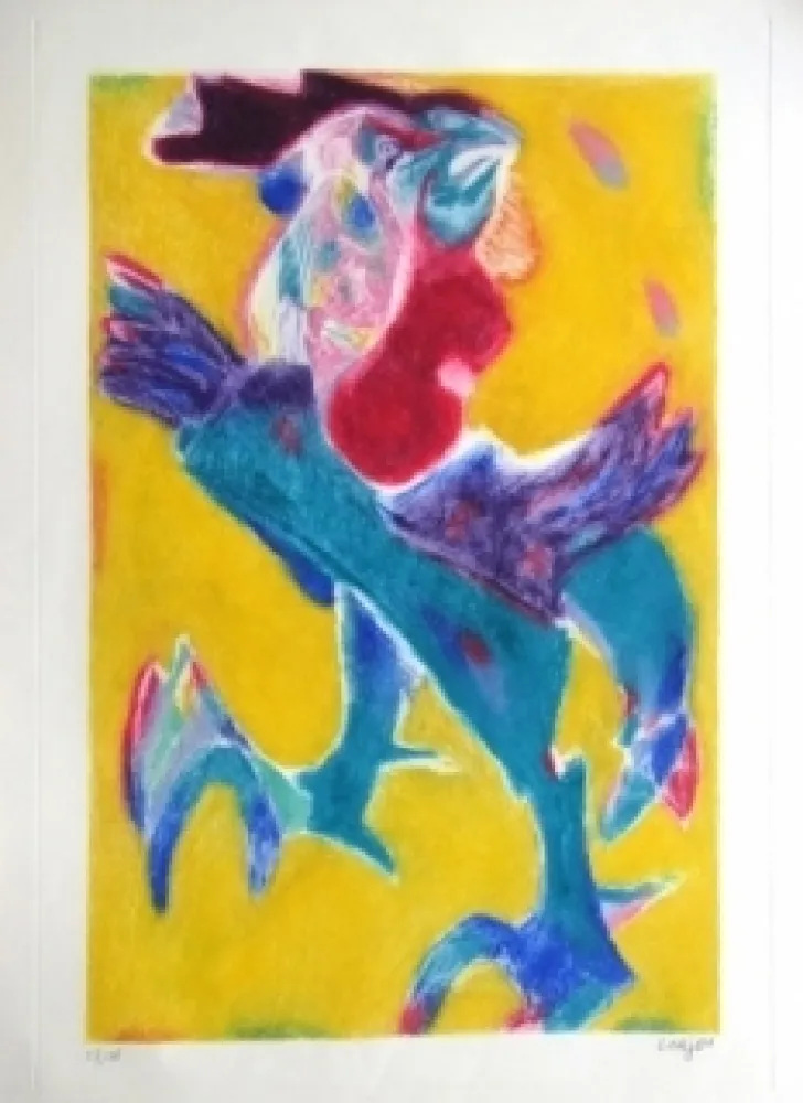 Офорт И Аквитанта Lorjou - Composition