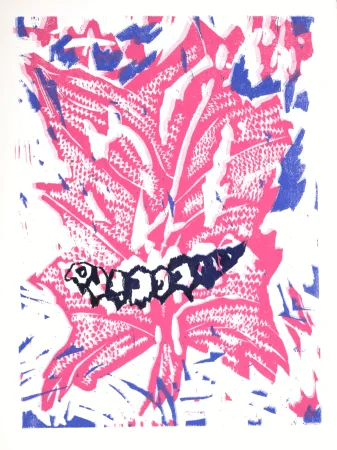 Гравюра На Дереве Lorjou - La Chenille, 1965