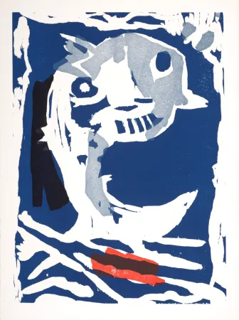 Гравюра На Дереве Lorjou - Le Dauphin,1965