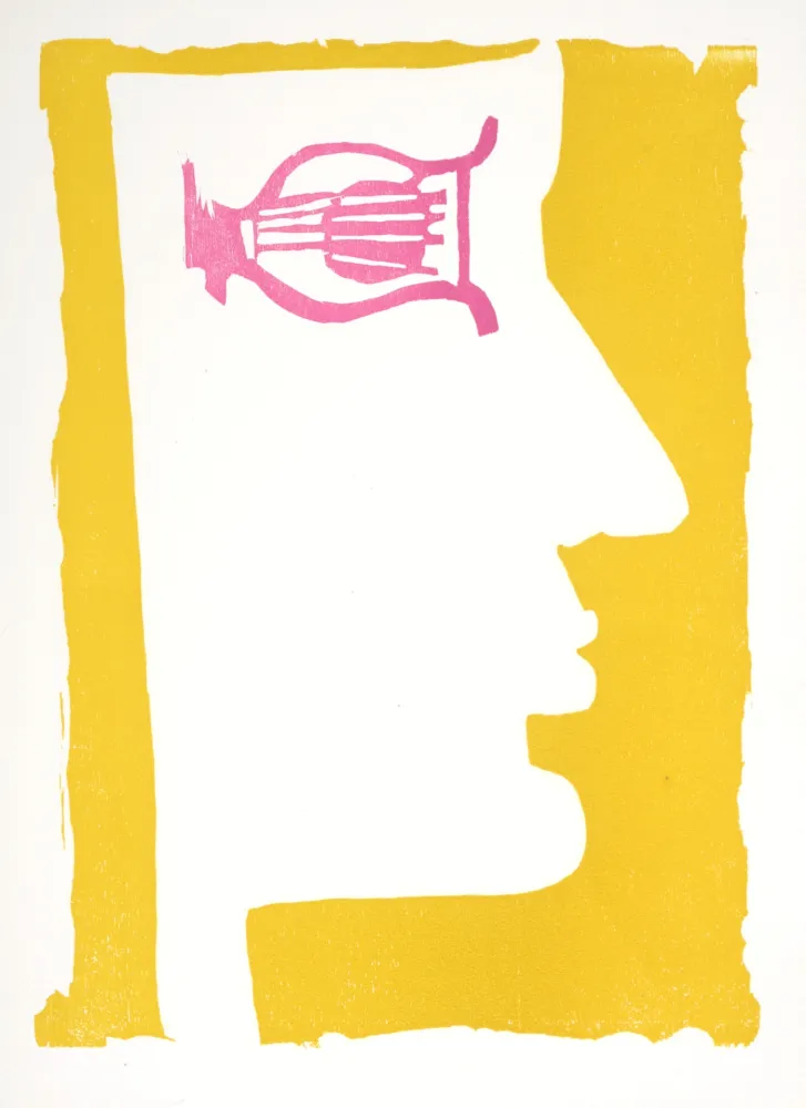 Гравюра На Дереве Lorjou - Orphée, 1965