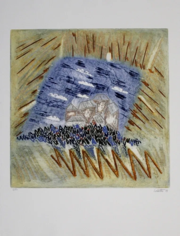 Офорт И Аквитанта Louttre - La fête est finie / The Party's Over