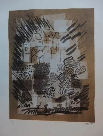 Литография Louttre - Le petit pays