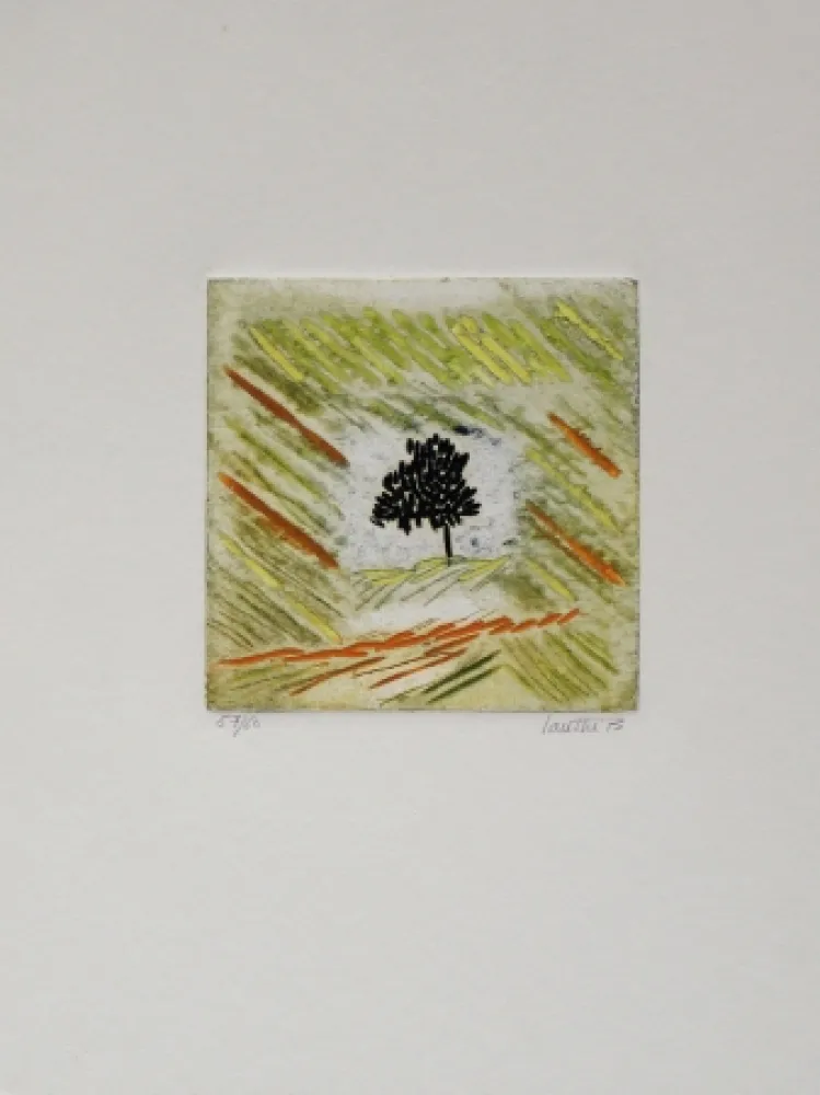 Гравюра Louttre - Une petite brune