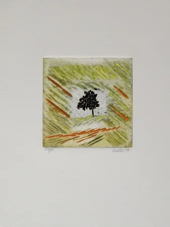 Гравюра Louttre - Une petite brune