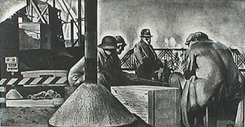 Литография Lozowick - Dead End