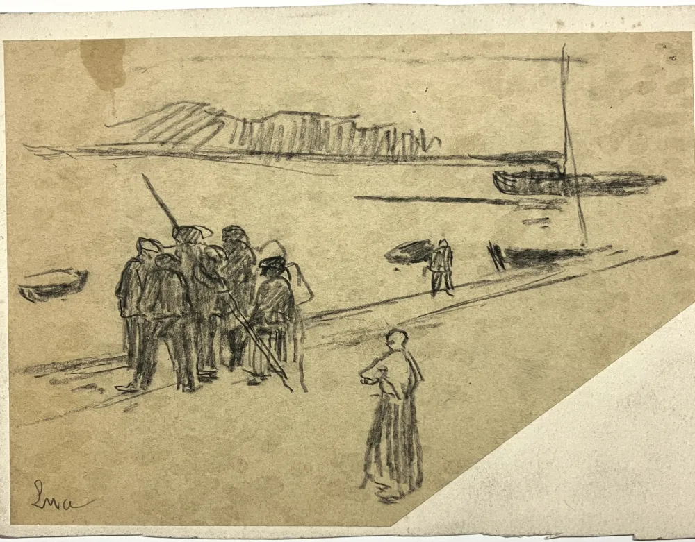 Нет Никаких Технических Luce - Personnages et falaises. Vers 1900. 