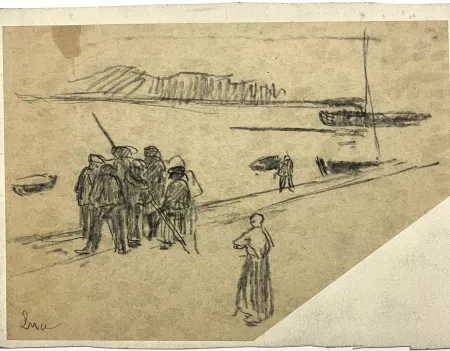 Нет Никаких Технических Luce - Personnages et falaises. Vers 1900. 