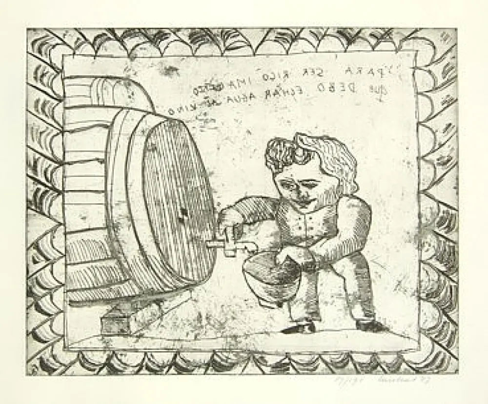 Гравюра Lucebert - Senza titolo