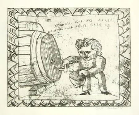 Гравюра Lucebert - Senza titolo