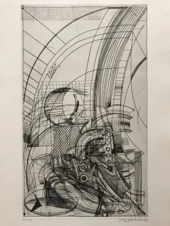 Гравюра Luginbühl - Plan für Pegasus